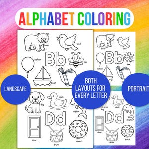 Alphabet Coloring Pages, Alphabet Coloring Pages for Kids, Alphabet Coloring Sheets, Preschool Coloring Pages, Preschool Alphabet Coloring