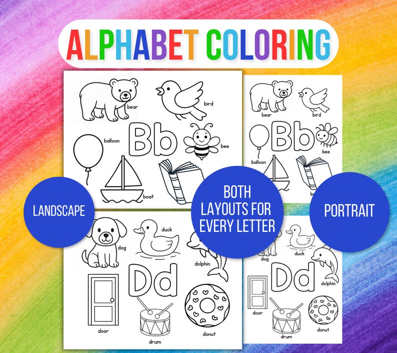 Alphabet Coloring Pages, Alphabet Coloring Pages for Kids, Alphabet Coloring Sheets, Preschool Coloring Pages, Preschool Alphabet Coloring