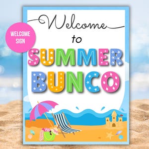 Summer Bunco Score Sheet, Summer Bunco, Summer Bunco Game, Summer Bunco Scorecards, Bunco Game Rules, Bunco Table Numbers, Bunco Tally Sheet