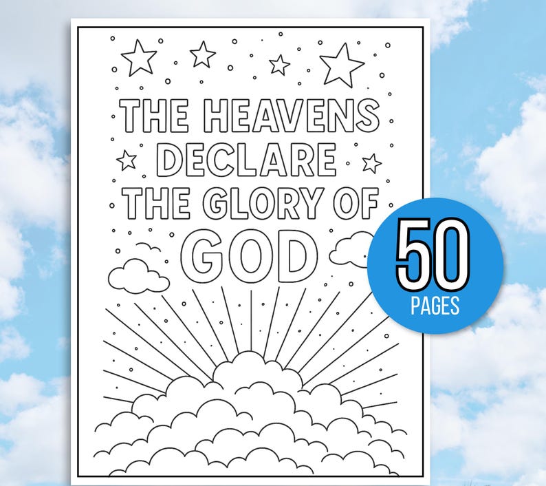 Kids Bible Verse Coloring Pages, Kid's Bible Coloring Pages, Sunday School Coloring Pages, Christian Coloring Pages, Religious Coloring Page