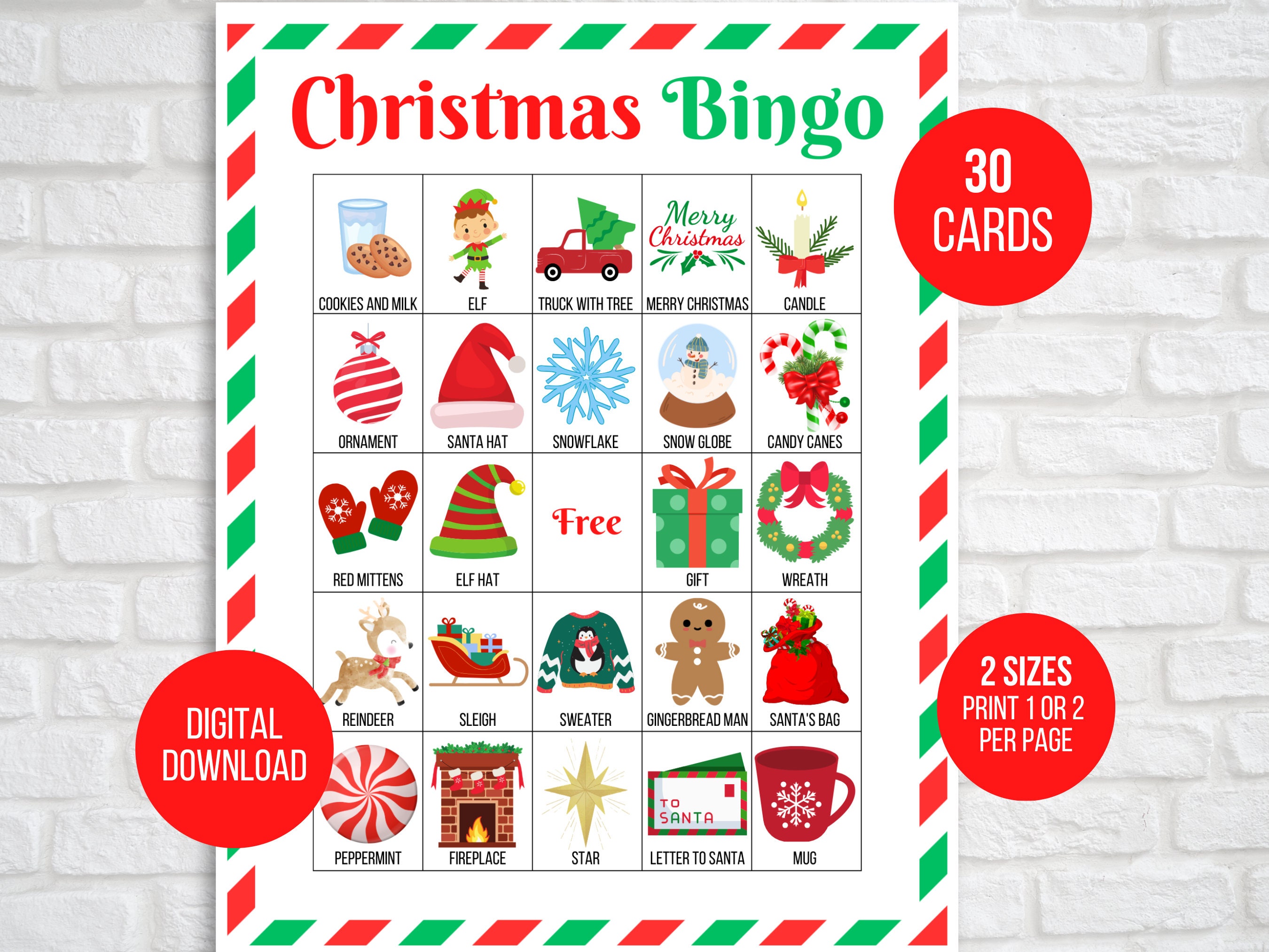 Printable Christmas Crafts for Kids, Stocking Template