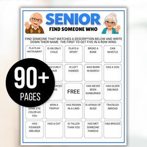 Senior Games Bundle, Activities for Seniors, Assisted Living Games, Nursing Home Activities, Senior Center Games, Senior Trivia, Senior