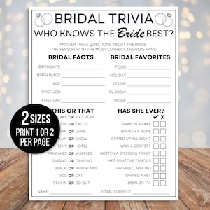 Chi conosce meglio la sposa? Quanto conosci la sposa? Attività per la sposa? Gioco stampabile per la festa della sposa? Quiz sulla festa della sposa? Quiz sulla sposa?