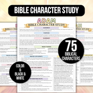 Bibelcharakter-Lernführer, Bibel einfach gemacht, Bibel einfach gemacht, Bibelbuchzusammenfassung, Bibelzusammenfassung, Bibelcharakterzusammenfassung, Biblischer Führer