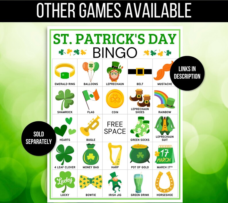 St. Patrick's Day Game, Who is Most Like a Leprechaun Game, St. Patrick's Day Activity, St. Patrick's Day Games for Kids, Leprechaun Game