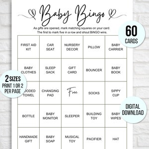 Modern baby shower best sale favors
