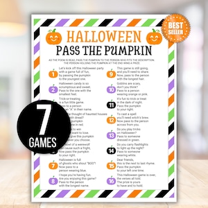 Pass the Pumpkin Games, Halloween Pass the Prize Games, Halloween Left Right Games, Halloween Party Games, Halloween Pass the Candy Games