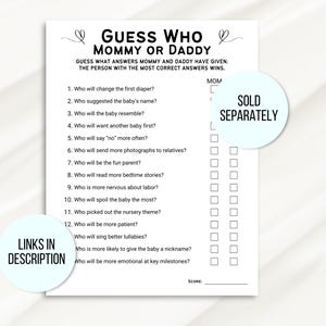 Baby Shower Trivia Game, Baby Trivia Game, Trivia Questions Baby Shower, Trivia Questions For Couples Baby Shower, Fun Baby Shower Games