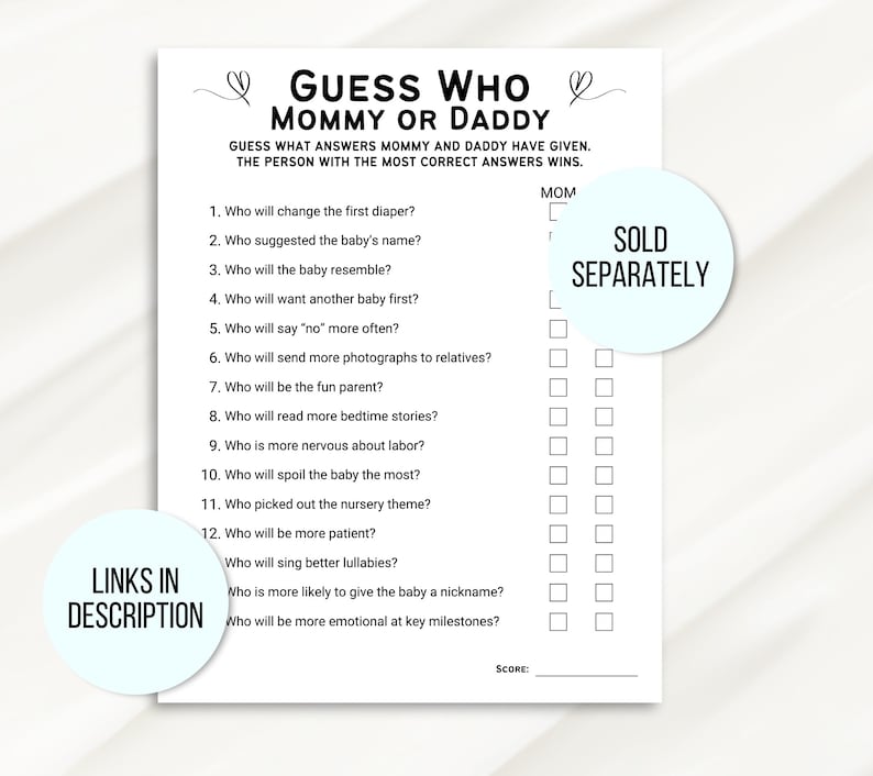 Baby Shower Trivia Game, Baby Trivia Game, Trivia Questions Baby Shower, Trivia Questions For Couples Baby Shower, Fun Baby Shower Games