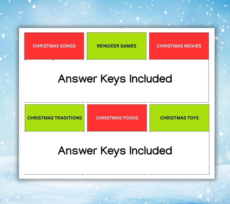 Christmas Jeoparty Game Bundle, Christmas Jeoparty Games, Christmas Jeoparty, Christmas Jeoparty Games for Kids, Teen Christmas Game, Trivia