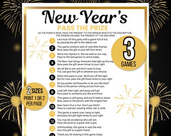 Gioco di Capodanno Passa il Premio, Gioco di Capodanno Passa il Presente, Gioco di Capodanno Sinistra Destra, Gioco di Capodanno per Adolescenti, Gioco per Feste di Capodanno