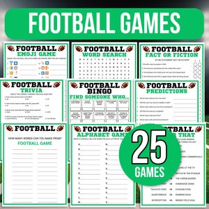 Fußballspiele, Fußballaktivitäten, Fußball-Partyspiele, Fußballspiele Bundle, Kinder-Fußball-Geburtstagsspiele, Big Game-Aktivitäten