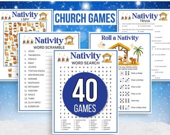 教会のクリスマスパーティーゲーム、キリスト降誕ゲーム、キリスト教のクリスマスゲーム、クリスマス聖書ゲーム、日曜学校のゲーム、教会のパーティーゲーム