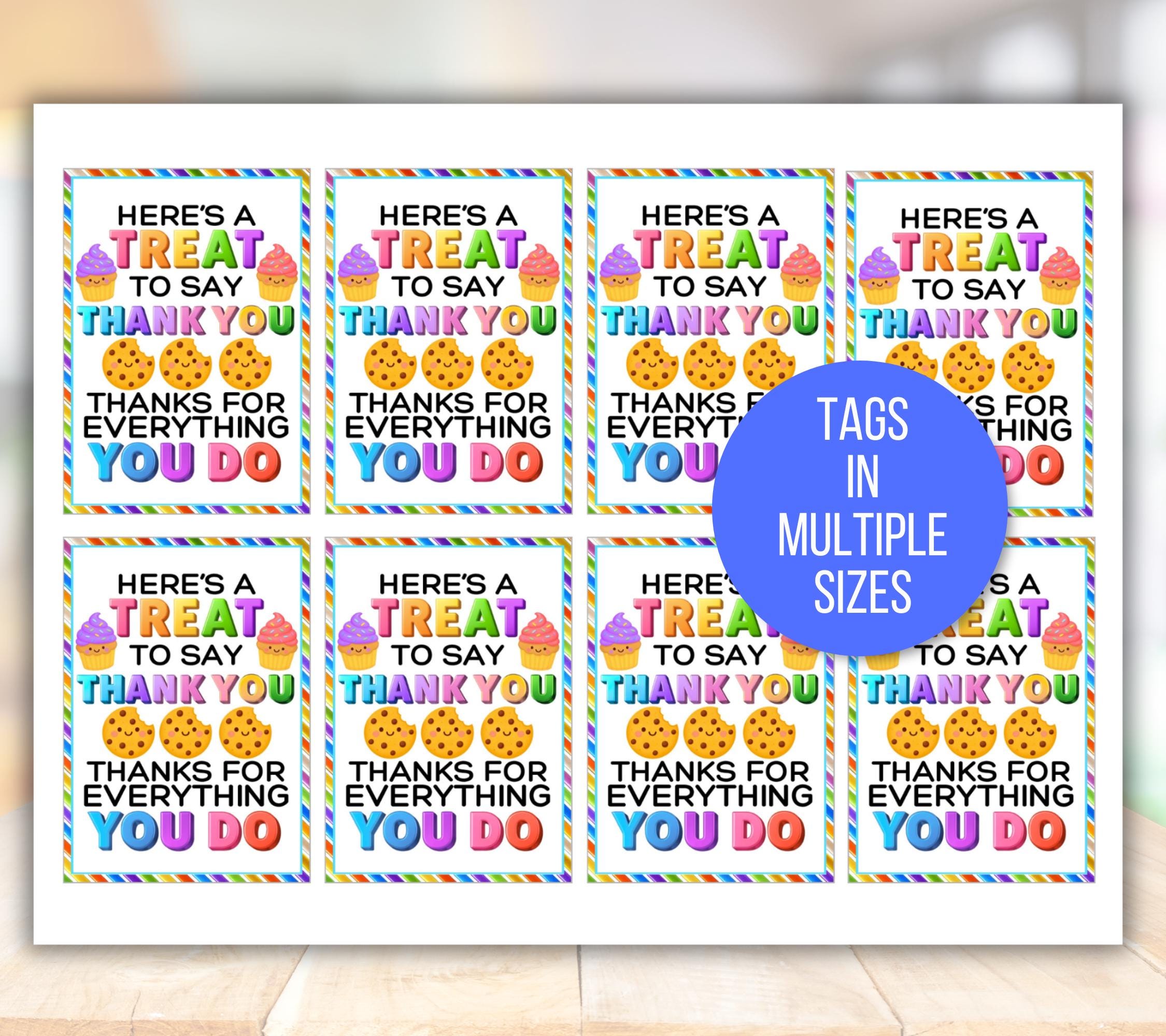 You Do Sign Appreciation Sign, Thank You Treat Sign, Treat Appreciation Sign, Thank ...