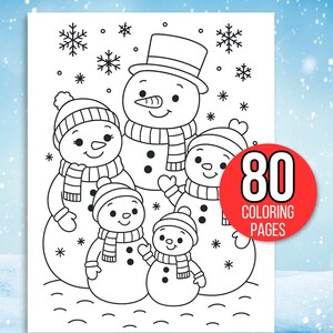 Christmas Coloring Pages, Christmas Coloring Book, Christmas Coloring Sheets, Winter Coloring Pages, Kids Christmas Coloring Pages, Winter