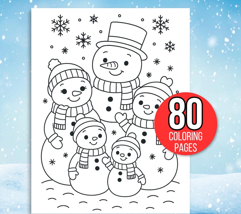 Christmas Coloring Pages, Christmas Coloring Book, Christmas Coloring Sheets, Winter Coloring Pages, Kids Christmas Coloring Pages, Winter