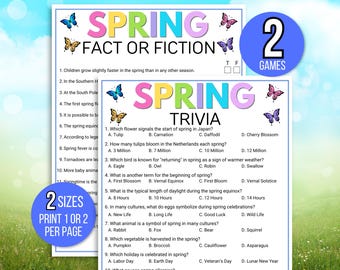 Jeu-questionnaire sur le printemps, Jeu de printemps, Jeu-questionnaire sur la fête du printemps, Jeu sur la fête du printemps, Réalité ou fiction sur le printemps, Jeu de printemps à imprimer, Fête du printemps