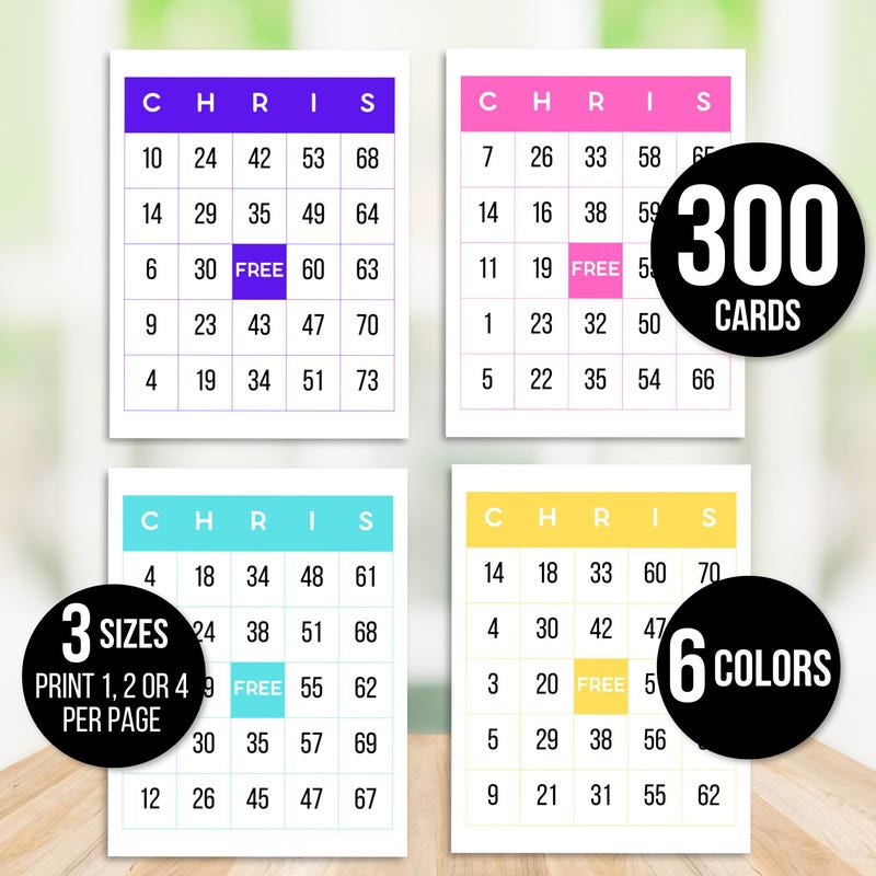 Custom Work Bingo Cards - Etsy