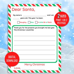 Lieber Weihnachtsbrief, Weihnachtswunschliste, Urlaubswunschliste, Brief des Kindes an den Weihnachtsmann, Brief an den Nordpol, Weihnachtswunschliste, Lieber Weihnachtsmann, Buchstabe1