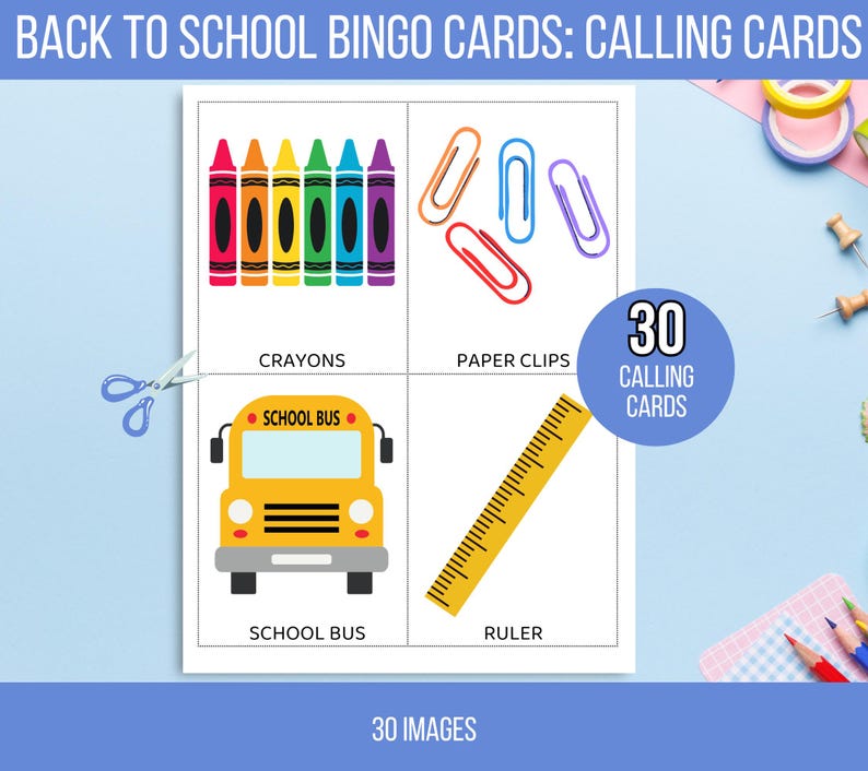 Back to School Bingo, Back to School Games, School Bingo, Welcome Back Bingo, First Day of School Bingo, Back to School Activity
