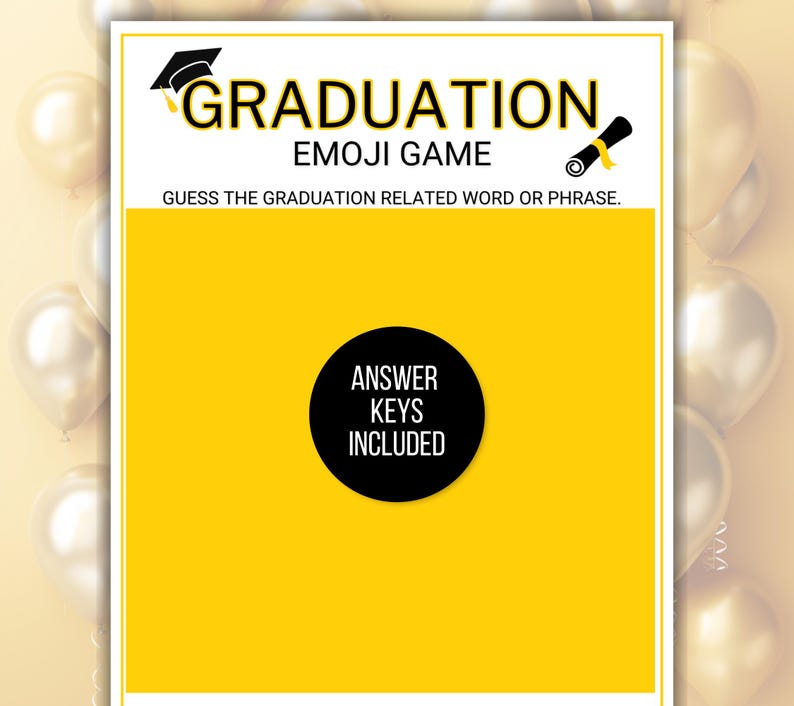 Emoji Graduation Game, Graduation Game, Graduation Emoji Game ...