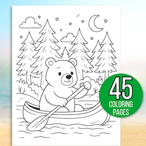 Camping Coloring Pages, Camping Coloring Book, Camping Coloring Sheets, Camping Coloring Pages, Summer Coloring Pages, Camping Activities