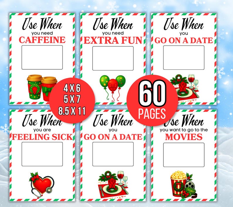 Christmas Gift Card Book, Printable Gift Card Book, Christmas Card Holder, Christmas College Care Package Kit, Personalized Gift Card Holder