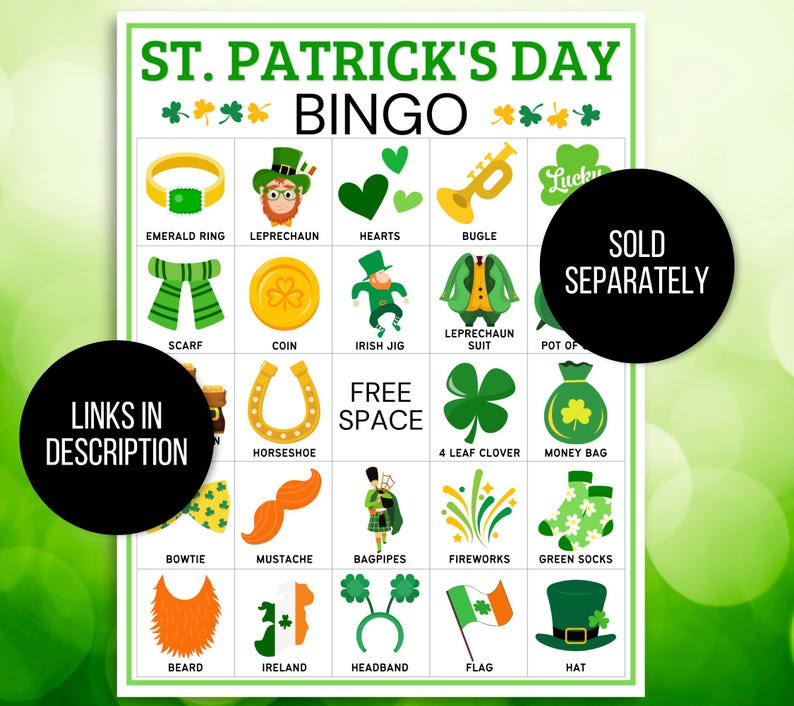 St. Patrick's Day Trivia Game, St. Patrick's Day Game, St. Patrick's Trivia Game, St. Patrick's Day Party Game, St Patrick's Fact or Fiction