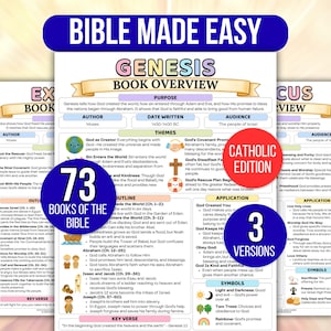 Katholischer Bibelstudienführer, katholische Bibel einfach gemacht, katholische Bibel leicht gemacht, katholische Bibelbuchzusammenfassung, katholischer Bibelzusammenfassungsführer