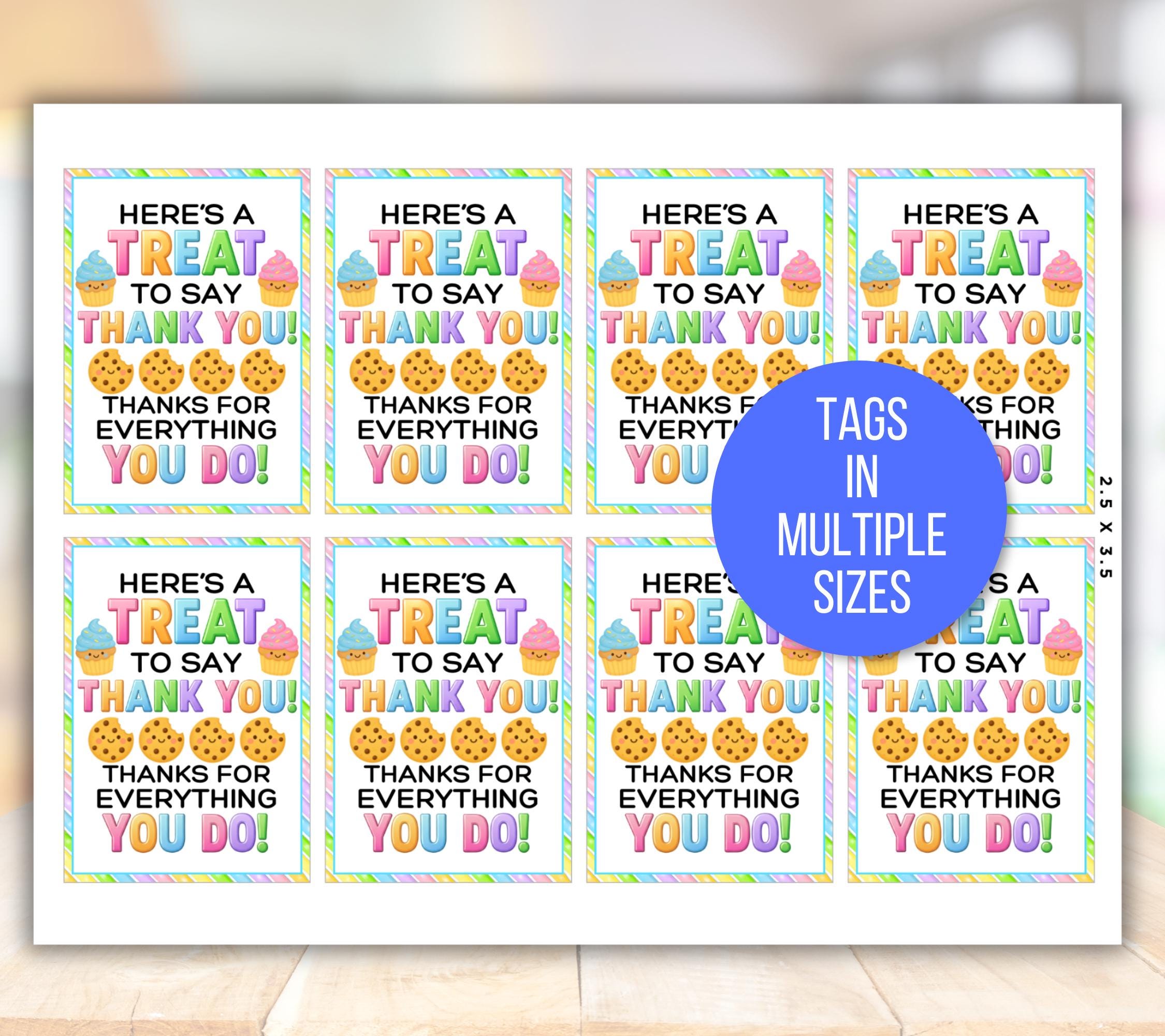You Do Sign Appreciation Sign, Thank You Treat Sign, Treat Appreciation Sign, Thank ...