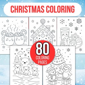 Christmas Coloring Pages, Christmas Coloring Book, Christmas Coloring Sheets, Winter Coloring Pages, Kids Christmas Coloring Pages, Winter