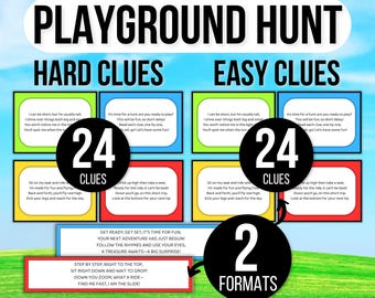 Playground Treasure Hunt, Park Treasure Hunt, Playground Scavenger Hunt, Park Scavenger Hunt, Outdoor Treasure Hunt, Kids Treasure Hunt Clue