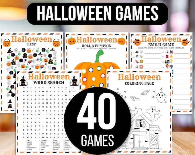 Halloween Bingo & Games
