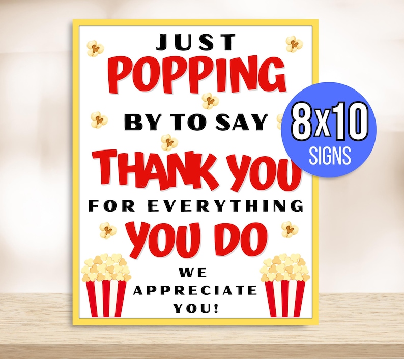 Printable Appreciation Signs, Staff Appreciation Signs, Appreciation Food Signs Bundle, Appreciation Week Signs, Thank You Signs, Nurse, PTA