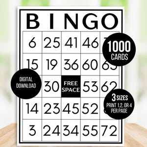 1000 kart bingo, Jumbo Carte Bingo, 300 kart jumbo bingo, Carte Bingo – aktywność w klasie, Carte Bingo dla dzieci, gra bingo do druku dla dzieci