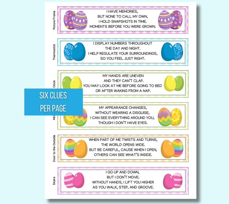 Easter Treasure Hunt For Teens and Tweens, Adult Easter Hunt, Treasure Hunt Easter Clues, Easter Egg Hunt for Teens, Teen Easter Hunt