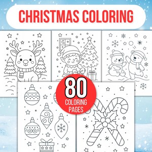 Christmas Coloring Pages, Christmas Coloring Book, Christmas Coloring Sheets, Winter Coloring Pages, Kids Christmas Coloring Pages, Winter