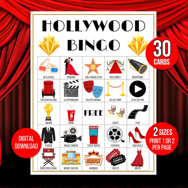 Hollywood Party - Etsy