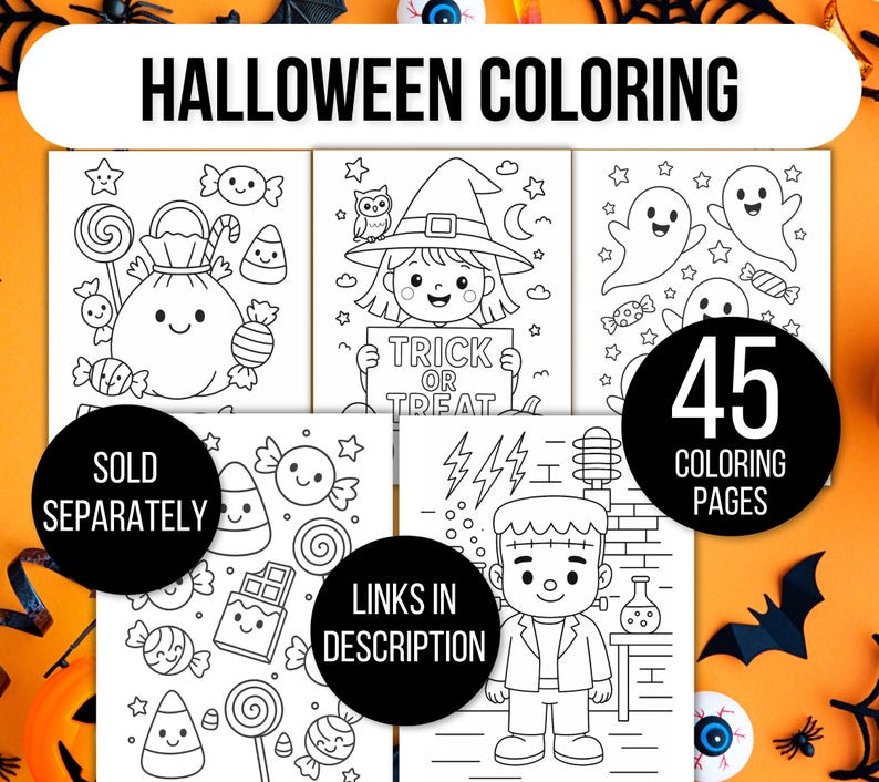 Halloween Bingo, 50 Halloween Bingo Kaarten, Halloween Spelletjes, Halloween Feestspel voor Kinderen, Halloween Activiteit voor in de Klas, Leuke Halloween Activiteit afbeelding 9