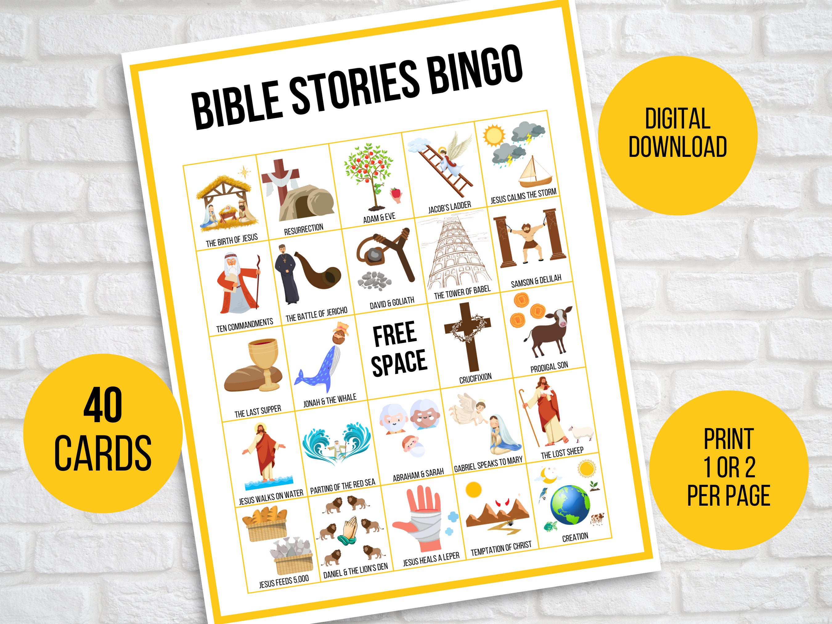 Bible Story Crafts Bundle, 48 Bible Crafts for Kids, Homeschool Printable,  Sunday School Crafts, Christian Crafts 