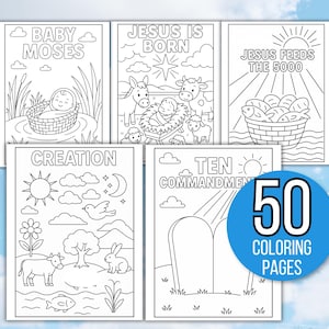 Kids Bible Verse Coloring Pages, Kid's Bible Coloring Pages, Sunday School Coloring Pages, Christian Coloring Pages, Religious Coloring Page