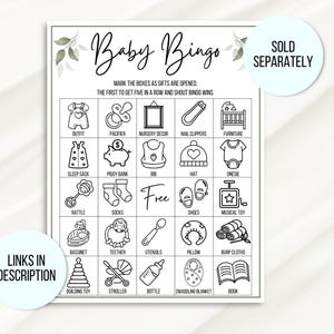 Children's Book Emoji Game, Emoji Children's Book Game, Baby Book Emoji Game, Baby Shower Emoji Game, Emoji Printable, Baby Emoji Game