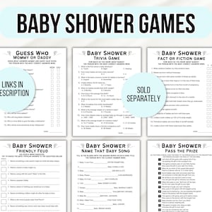 Children's Book Emoji Game, Emoji Children's Book Game, Baby Book Emoji Game, Baby Shower Emoji Game, Emoji Printable, Baby Emoji Game