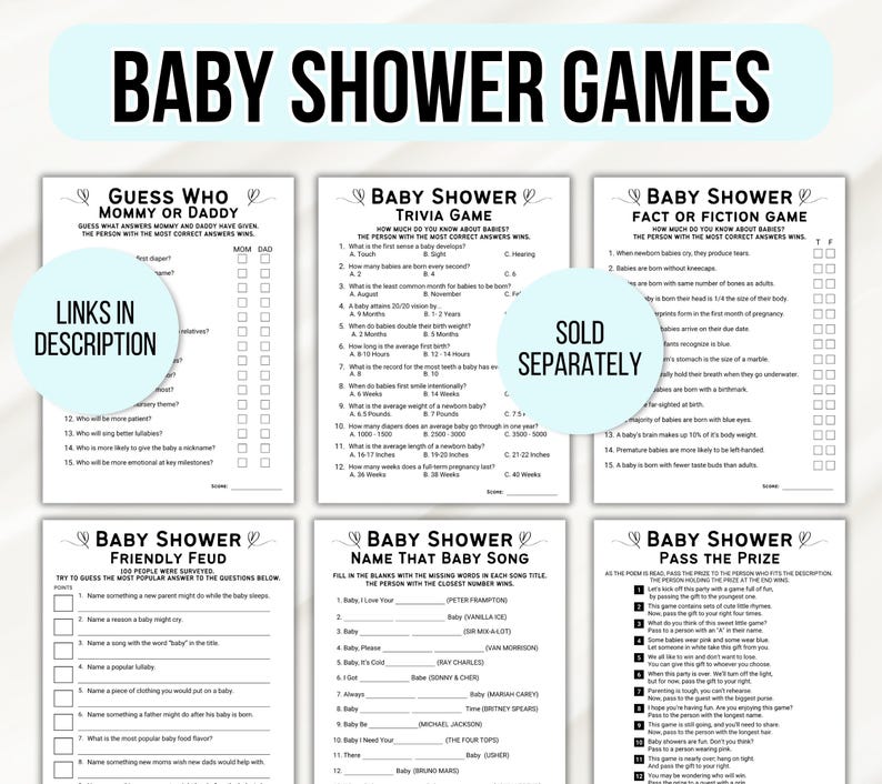 Children's Book Emoji Game, Emoji Children's Book Game, Baby Book Emoji Game, Baby Shower Emoji Game, Emoji Printable, Baby Emoji Game