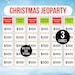 Christmas Jeoparty Game Bundle, Christmas Jeoparty Games, Christmas Jeoparty, Christmas Jeoparty Games for Kids, Teen Christmas Game, Trivia
