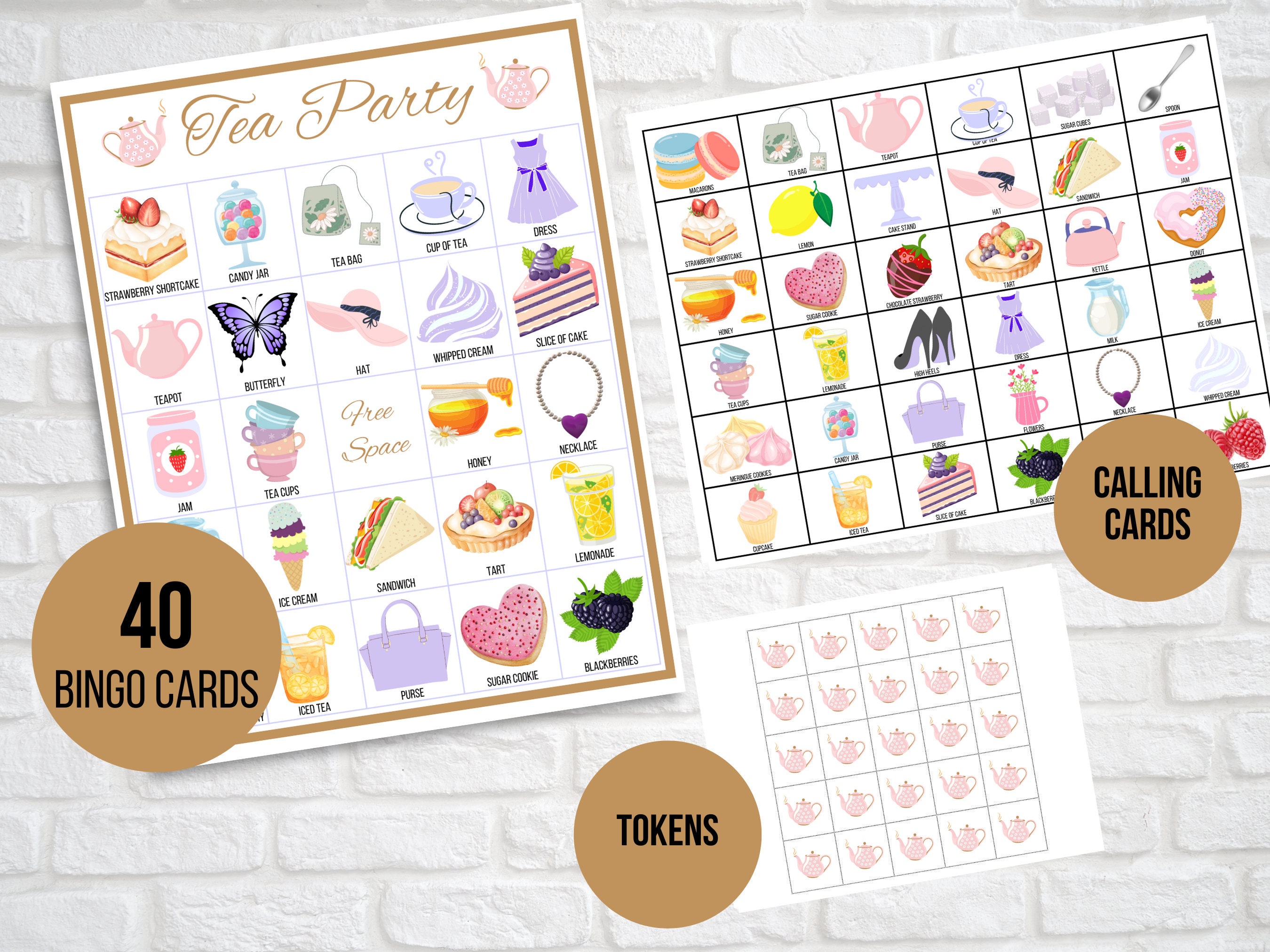Tea Party Games Printable Tea Party Activities Girls Tea - Etsy
