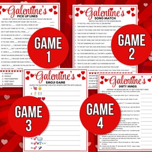 Galentines Games, 40 Printable Galentines Games, Galentine's Activities, Galentine's Party Games, Galentines Game Bundle, Adult Galentines