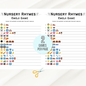 Nursery Rhymes Emoji Game, Emoji Nursery Rhymes Game, Baby Emoji Game ...