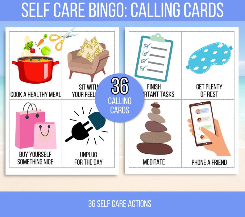 Self Care Bingo, 30 Self Care Bingo Cards, Self Care Challenge, Self Love Challenge, Wellness Bingo, Self Care Checklist, Self Care Activity