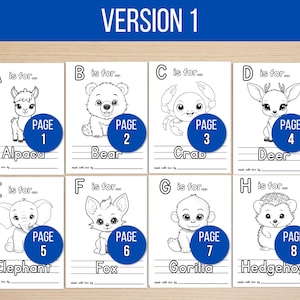 ABC Coloring Book Baby Shower Game, ABC Book Baby Shower Activity, ABC Baby Shower Coloring Book, Baby Shower Game Bundle, Baby Activities